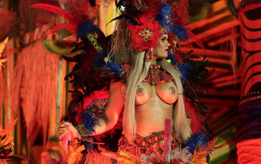 Naked carnival in Mexico