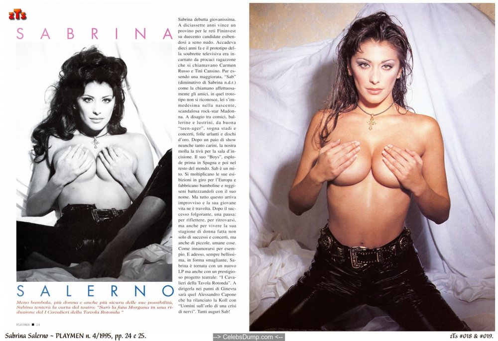 Singer Sabrina Salern naked