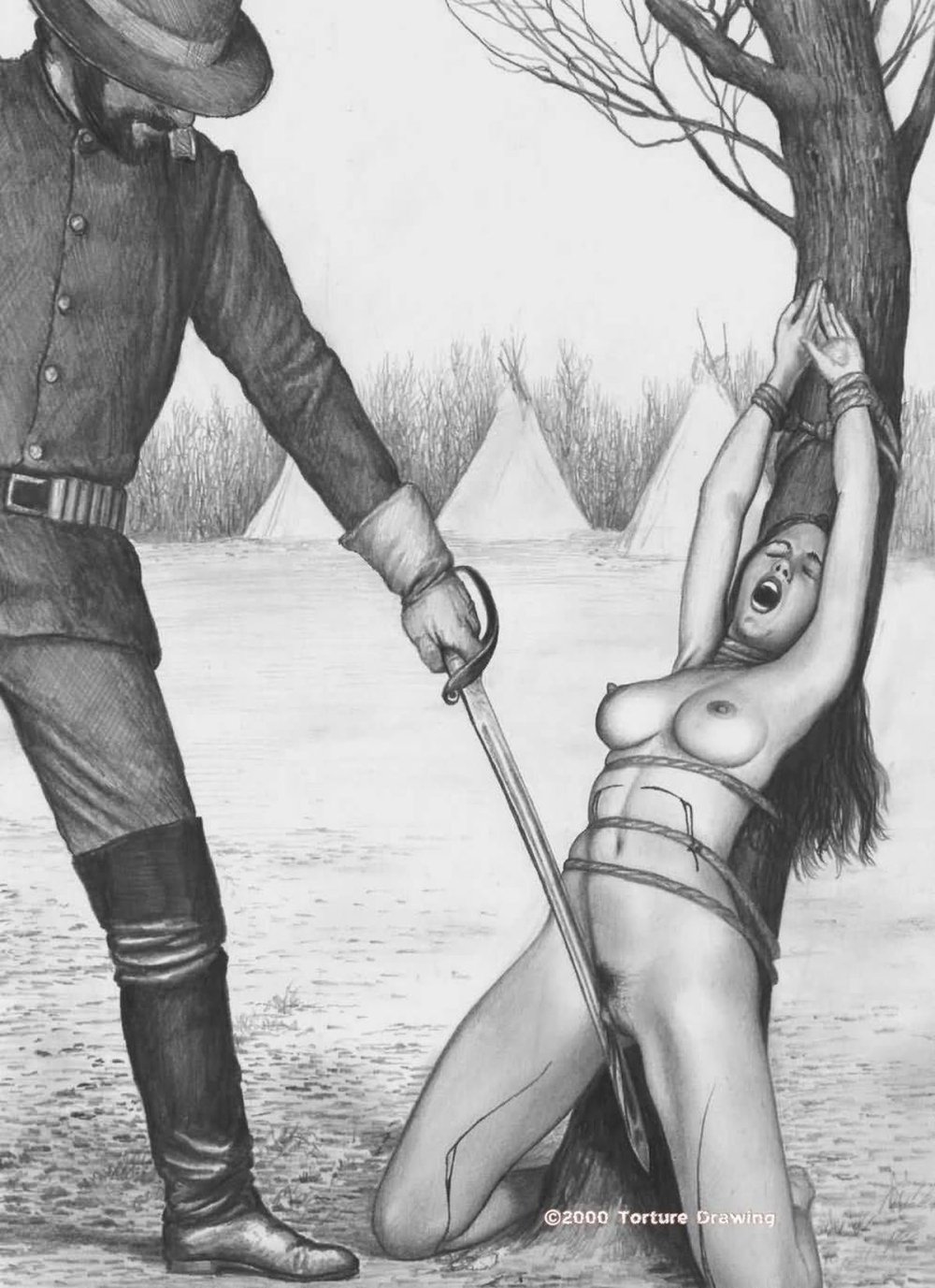 TortUREDRAWING (DRAWINGPALACE)) Swift (Hawkeye) - BDSM