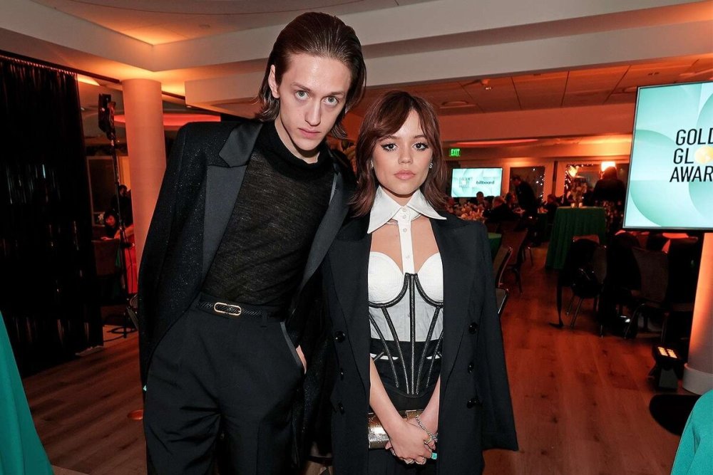 Percy Hinnes White and Jenna Ortega