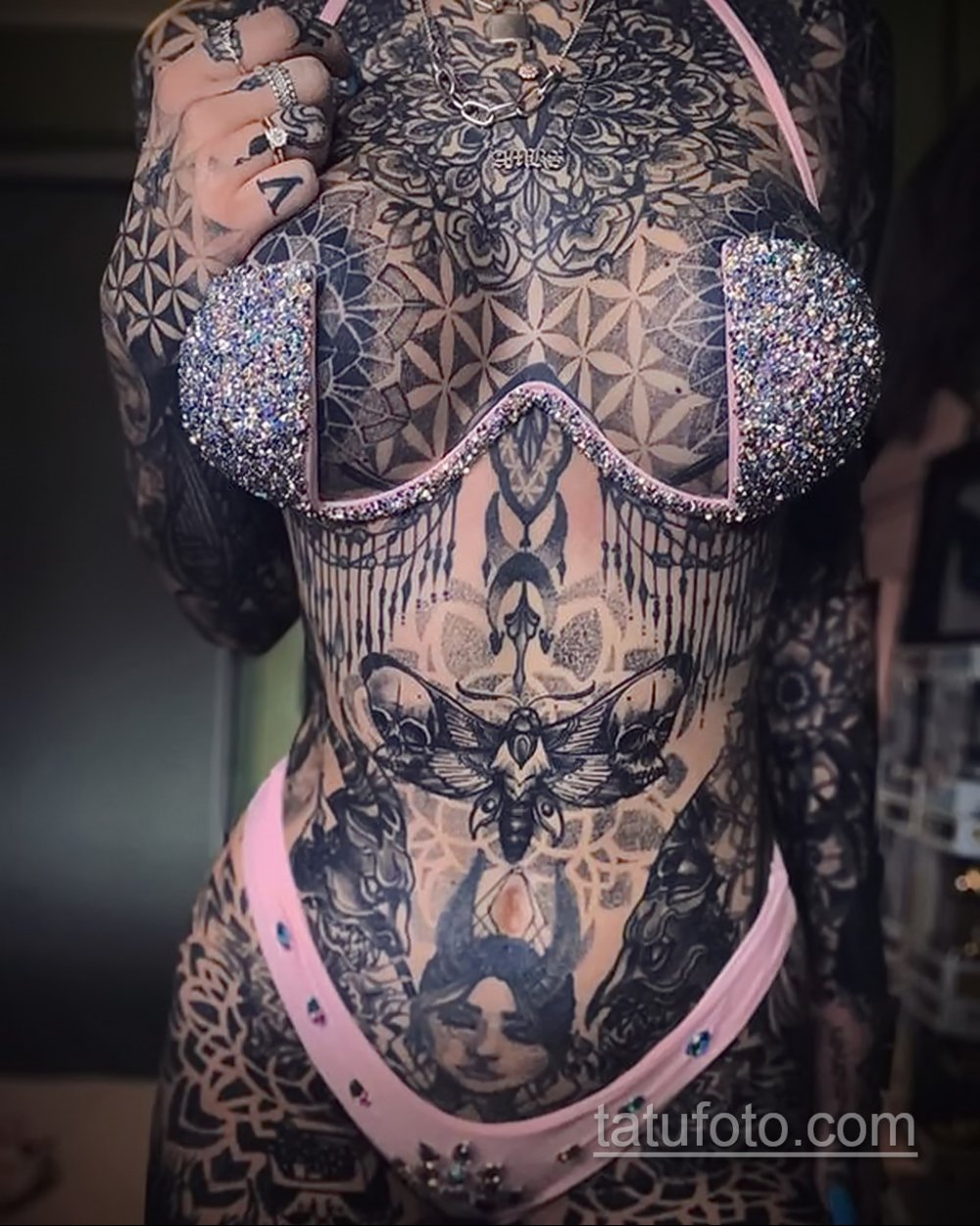 A completely clogged girl