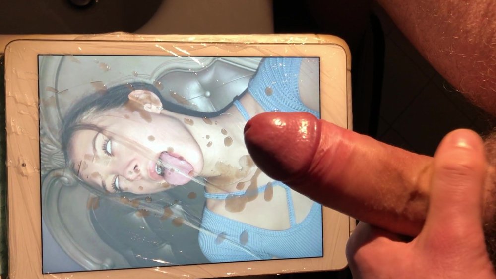 Cum Tribute made a hole