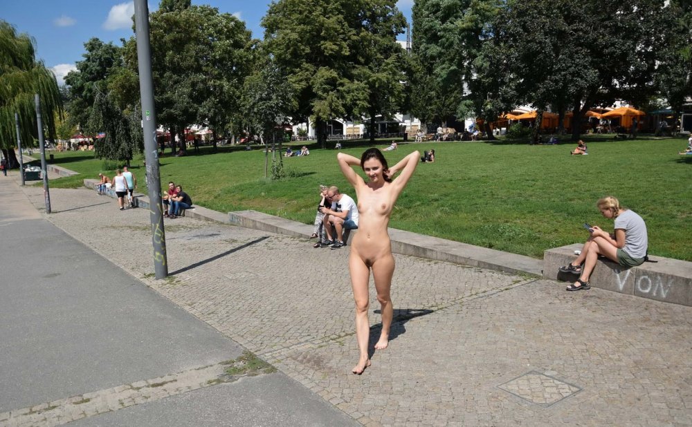 A membership is walking naked