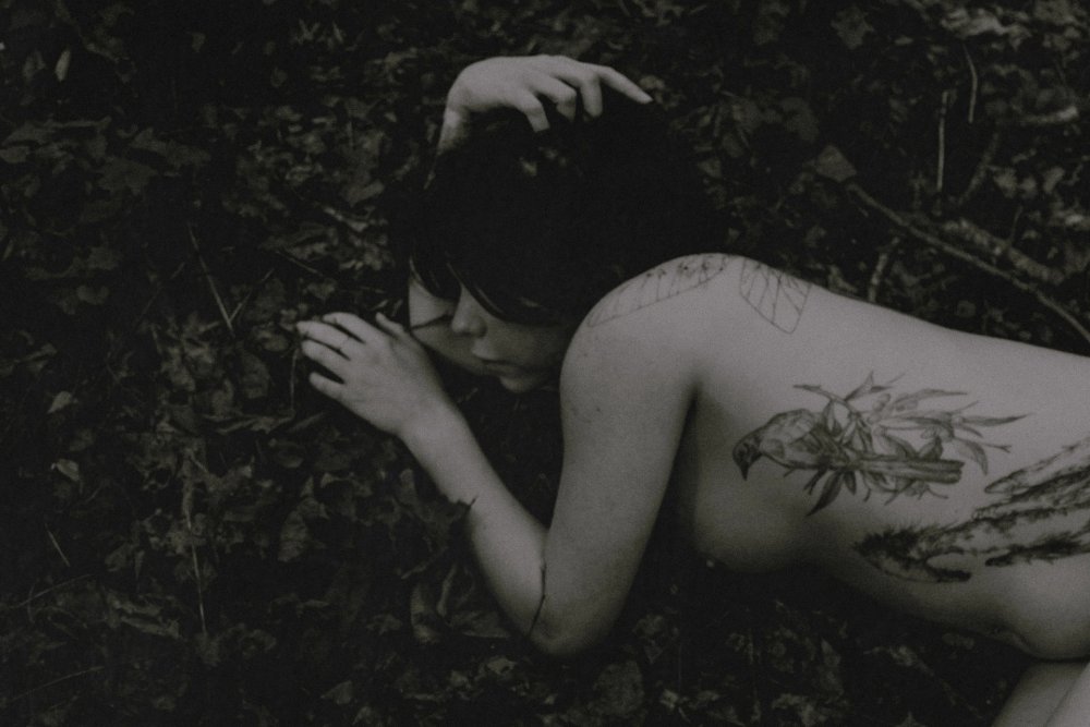 A woman with tattoos