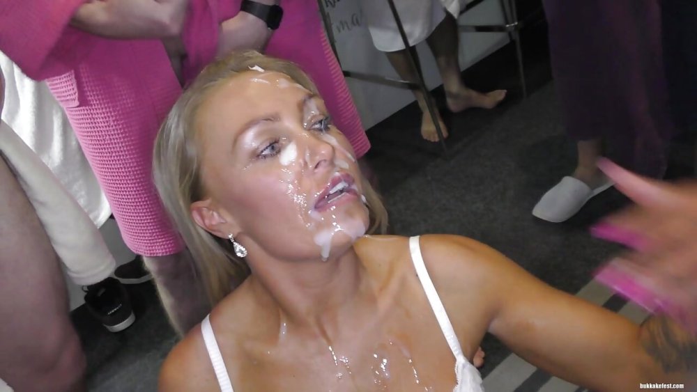 Bukkaka with a young girl