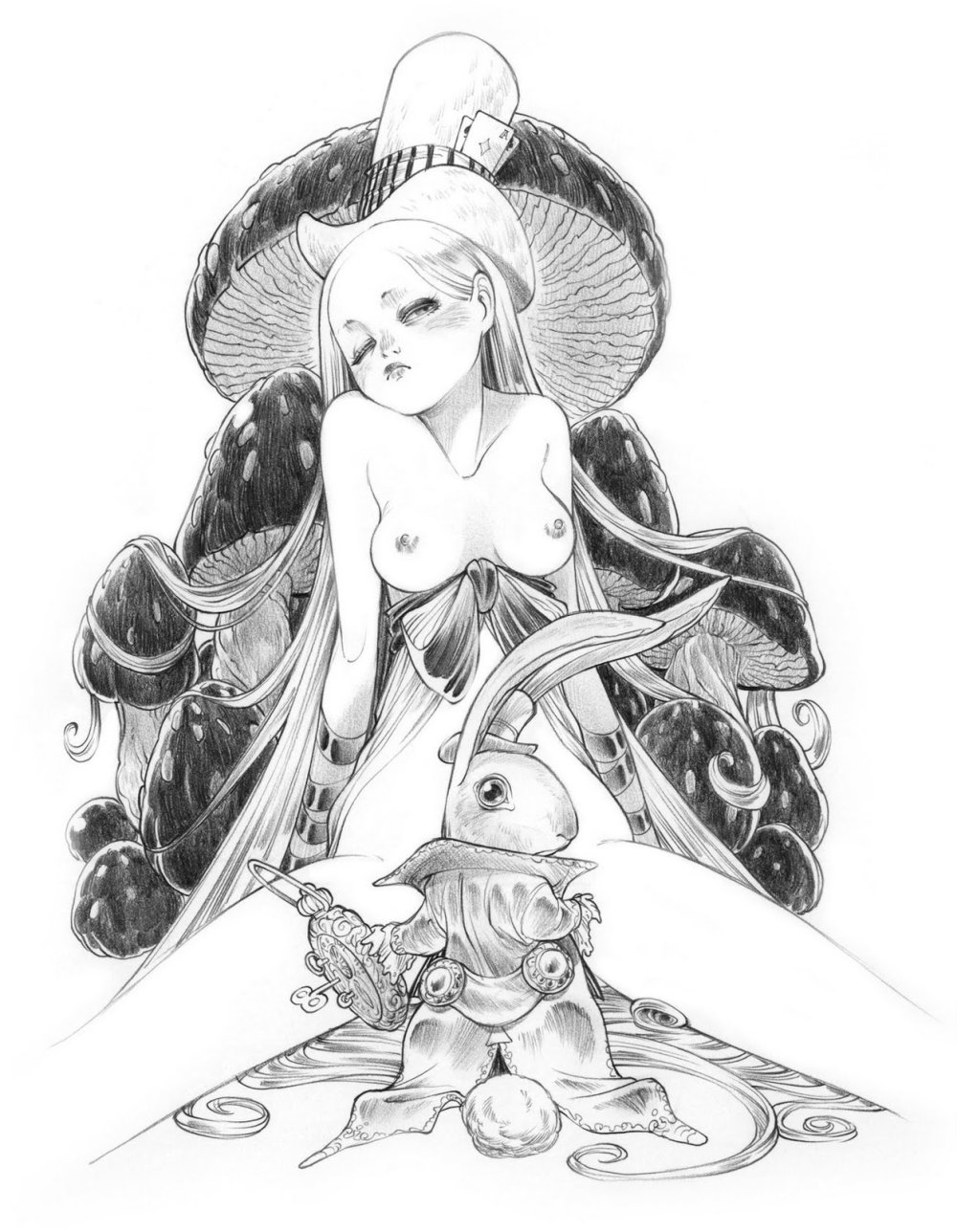 Naked Alice in Wonder Wonders