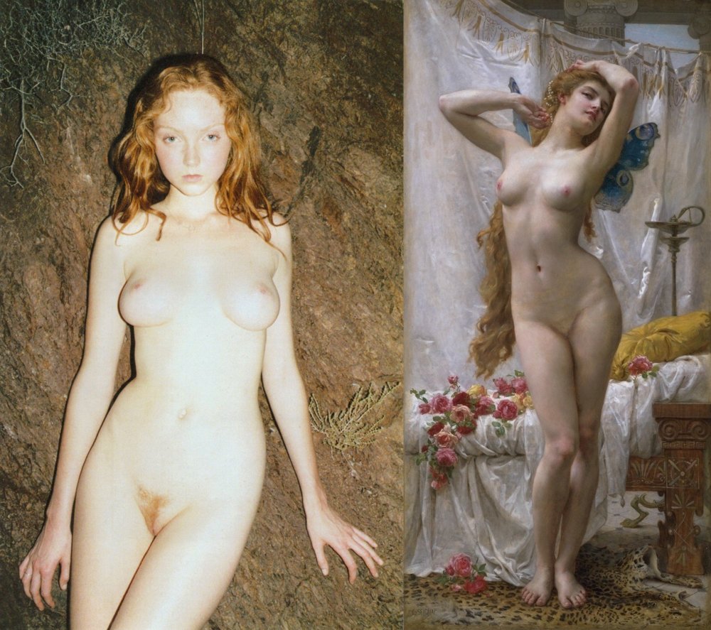 Lily Cole photo shoots nude
