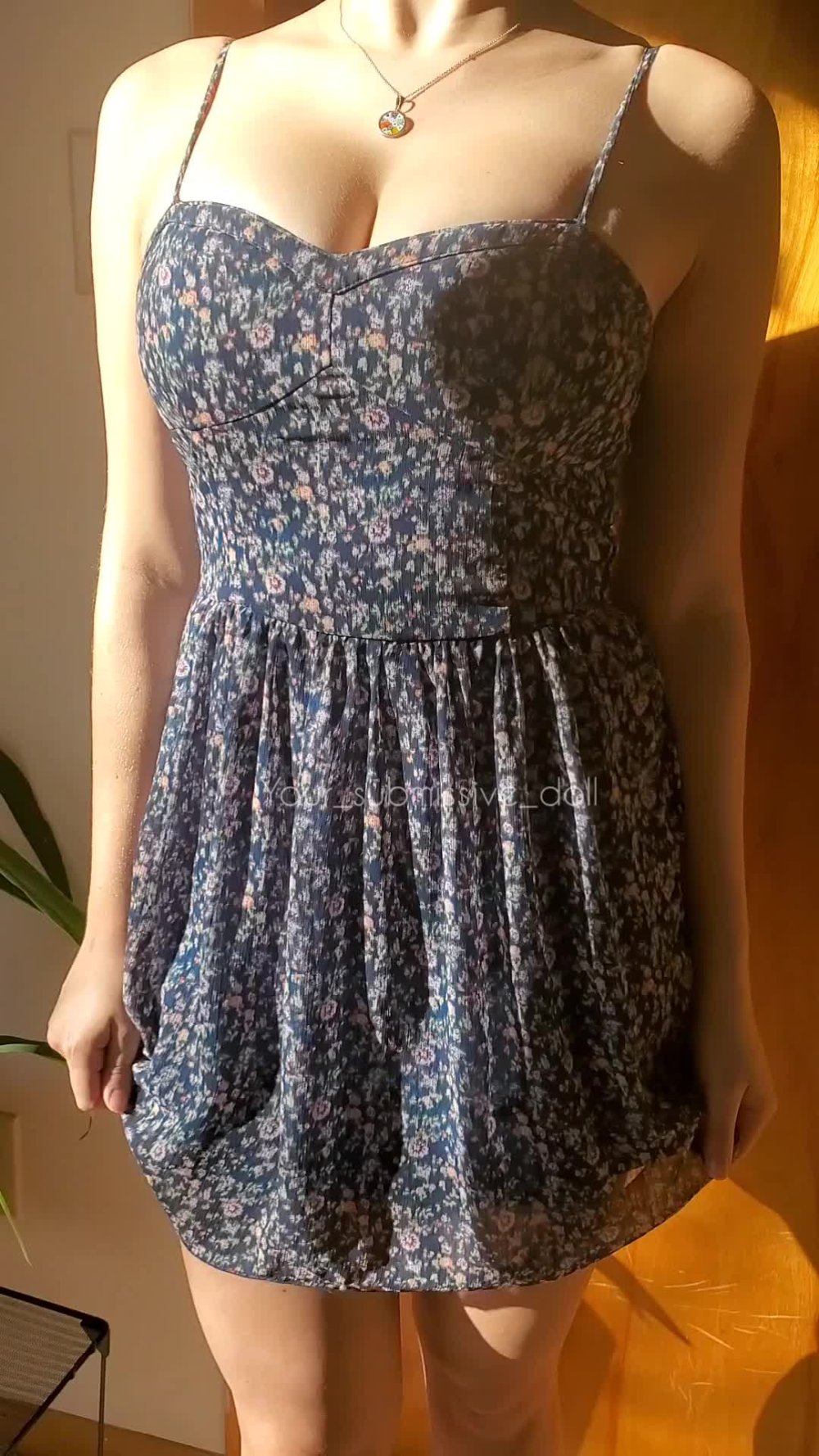 Tittydrop in a dress
