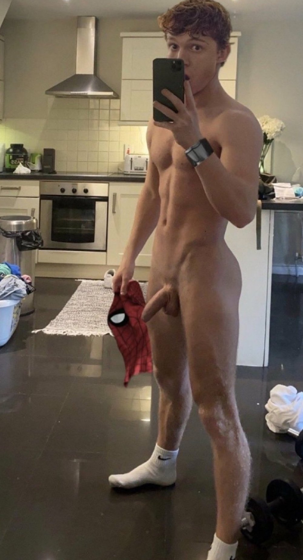 Tom Holland is completely naked