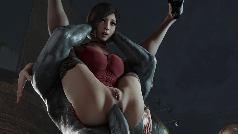 Ada Wong and Mr.x Tyrant Monster Cock Sex