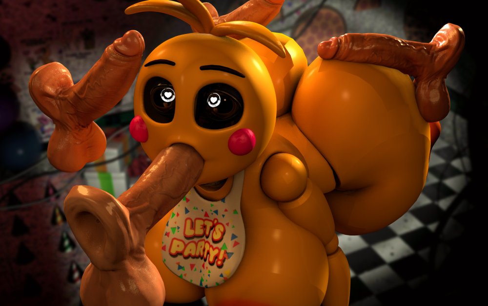 Chika Fnaf with a huge member