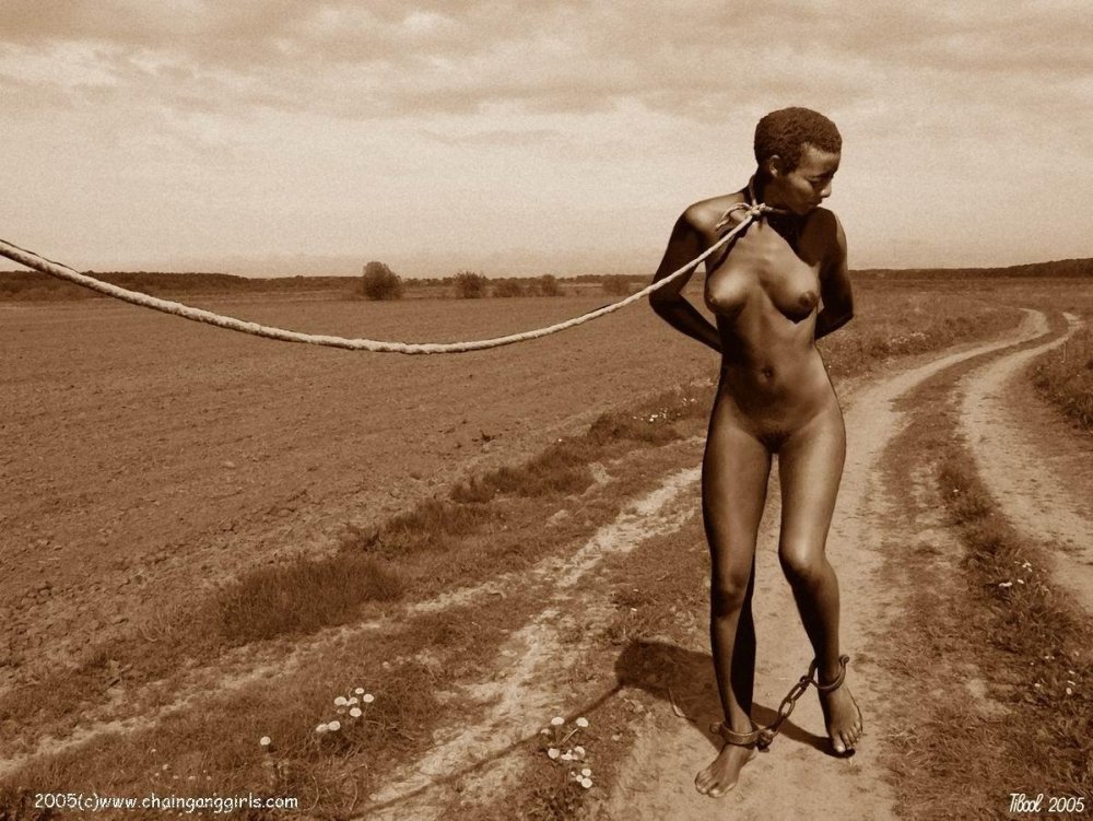 Naked slaves on plantations