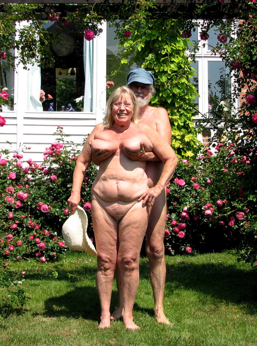 Naked pensioners in the country