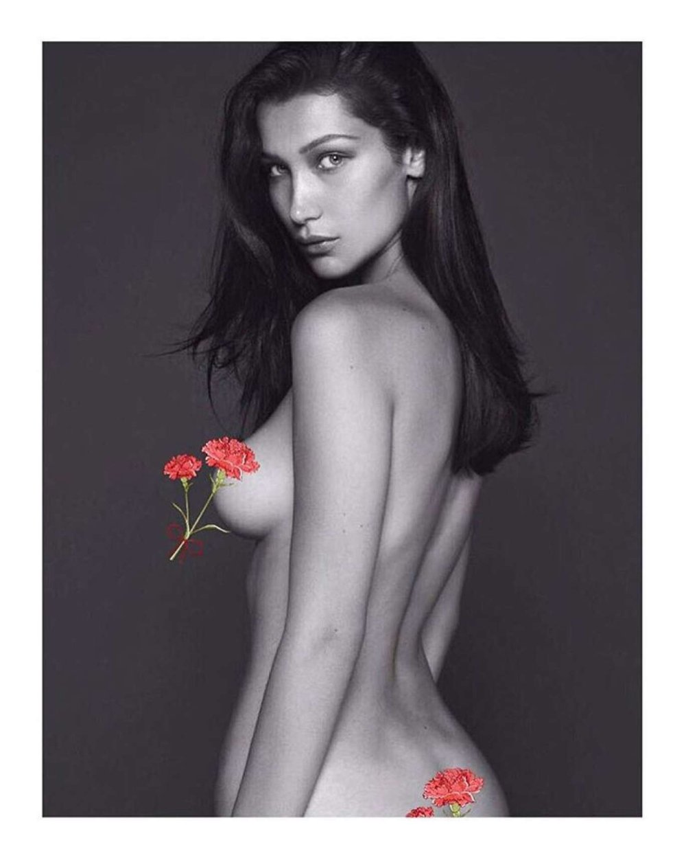 Bella Hadid Topless