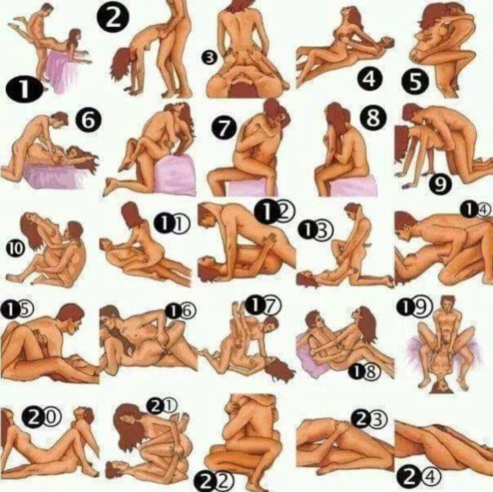 The most popular poses in bed