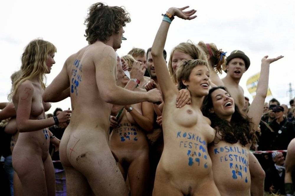 Festival of naked men and women