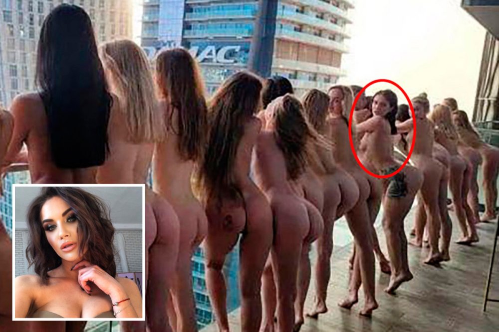 Photo shoot of naked models in Dubai