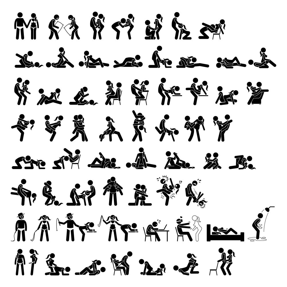 Poses of Kama Sutra men