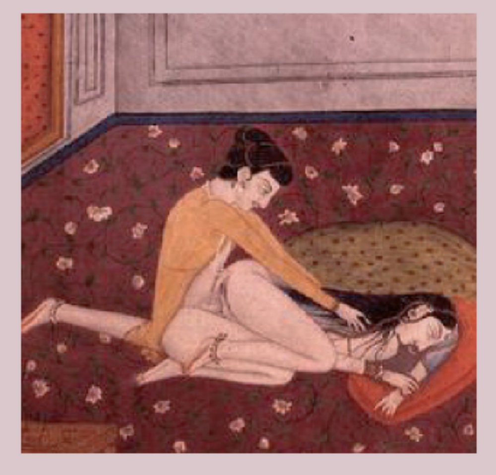 Indian painting Kama Sutra