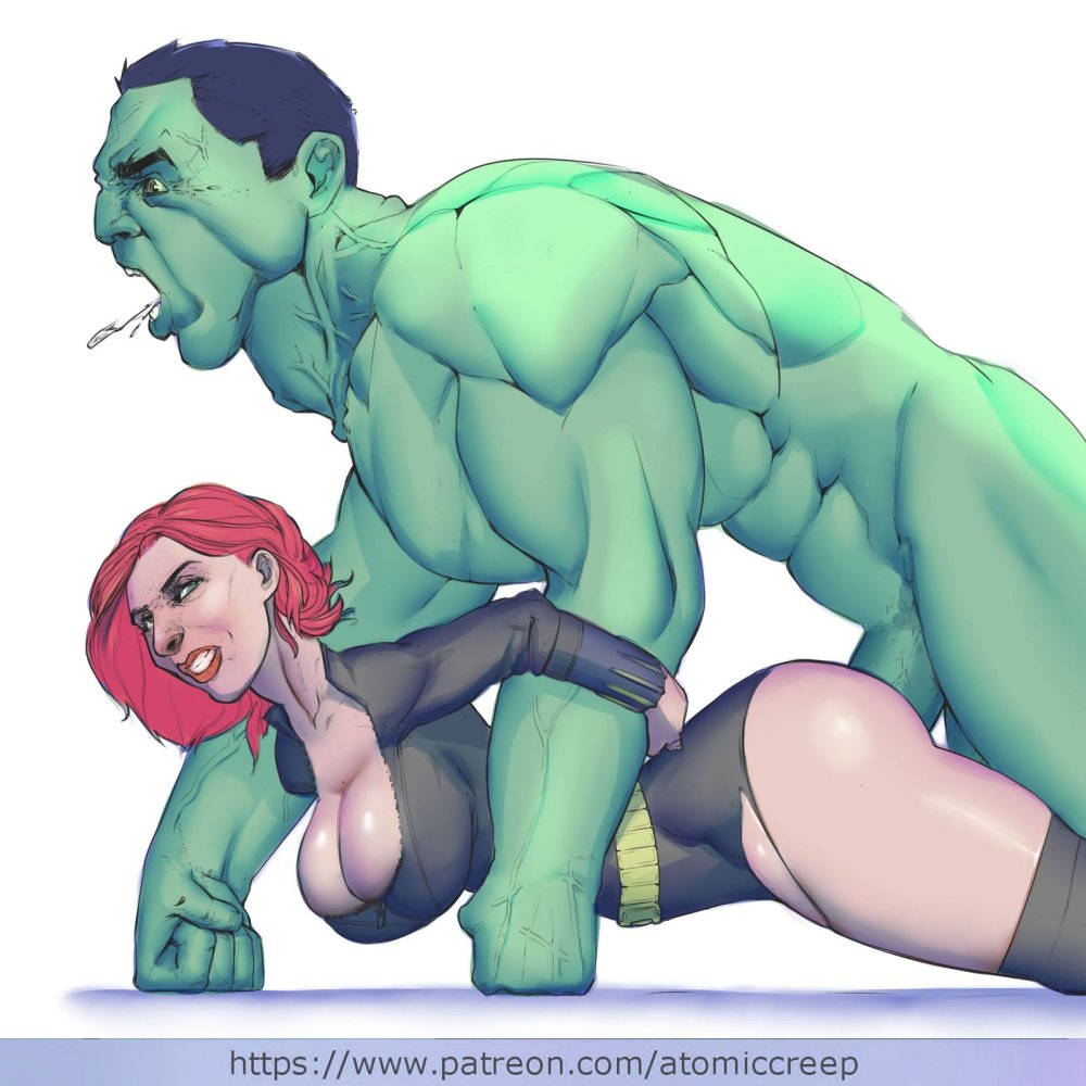 Natasha Romanoff and Hulk