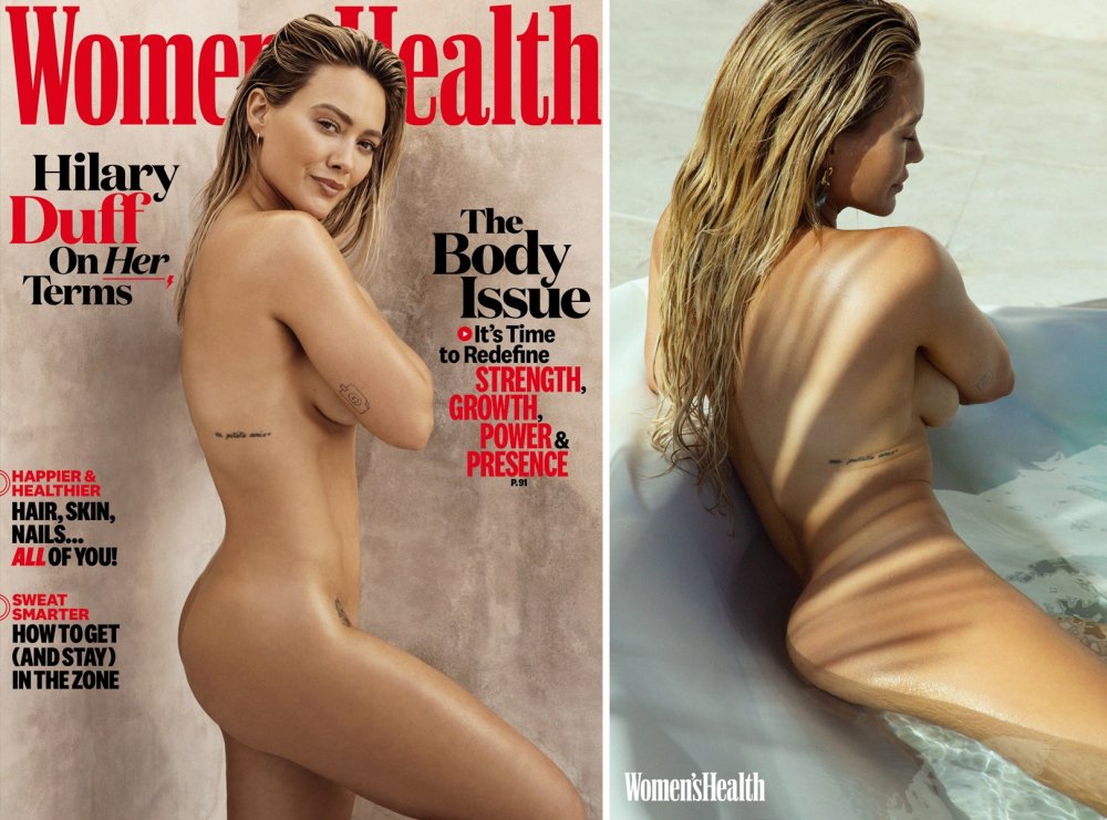 Hilary Duff Women's Health