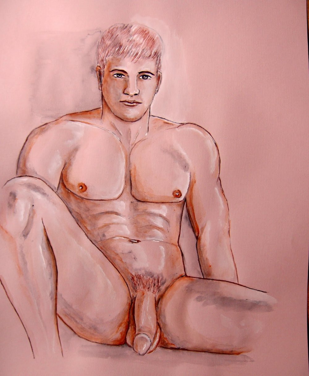 Nick Jonas Blue Naked