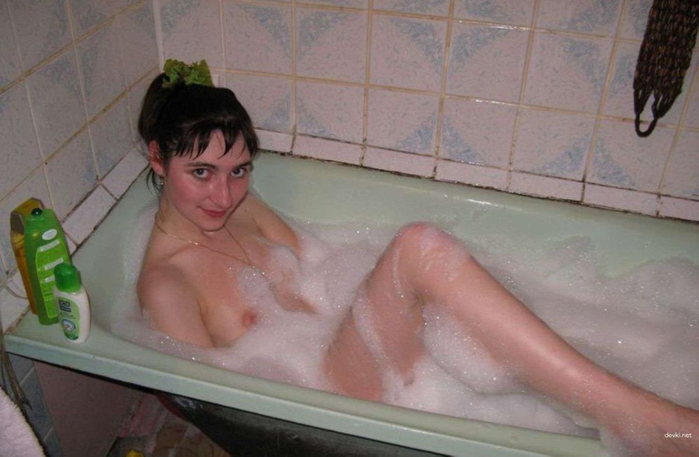Girl in the bath