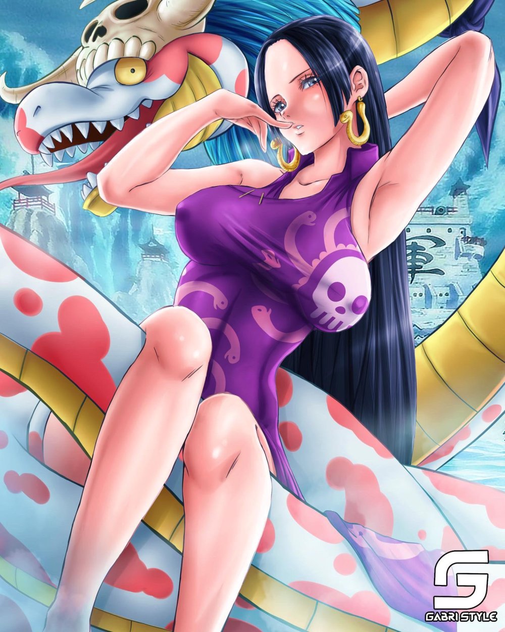 Van pis Shichibukai Boa Hankok