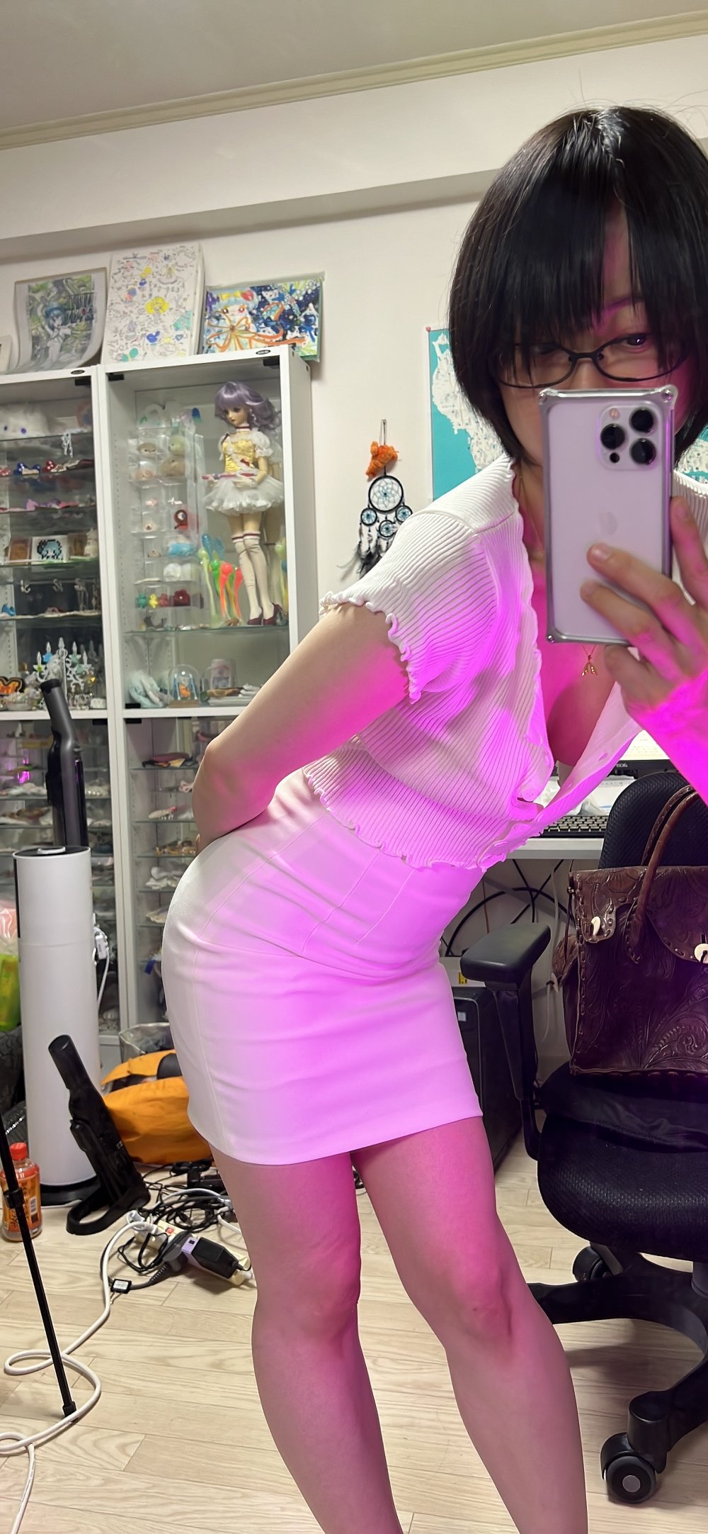 A tight dress