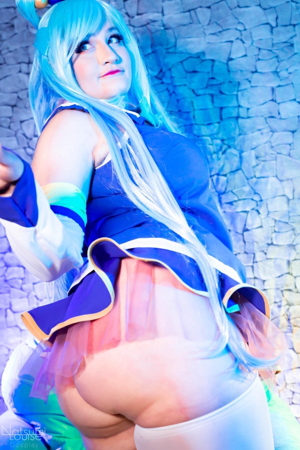 Konosuba Aqua Cosplay XXX