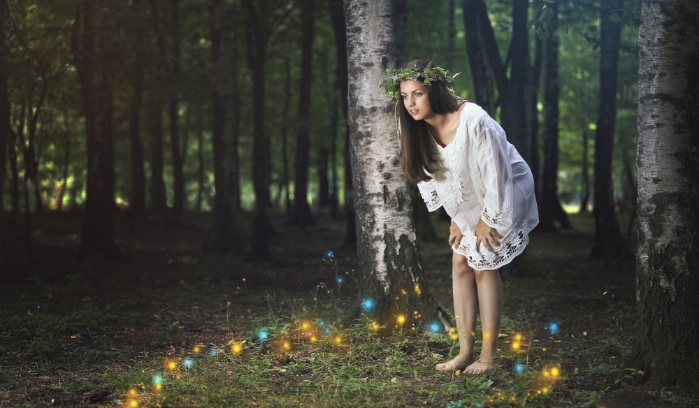 Spirit festival in the forest