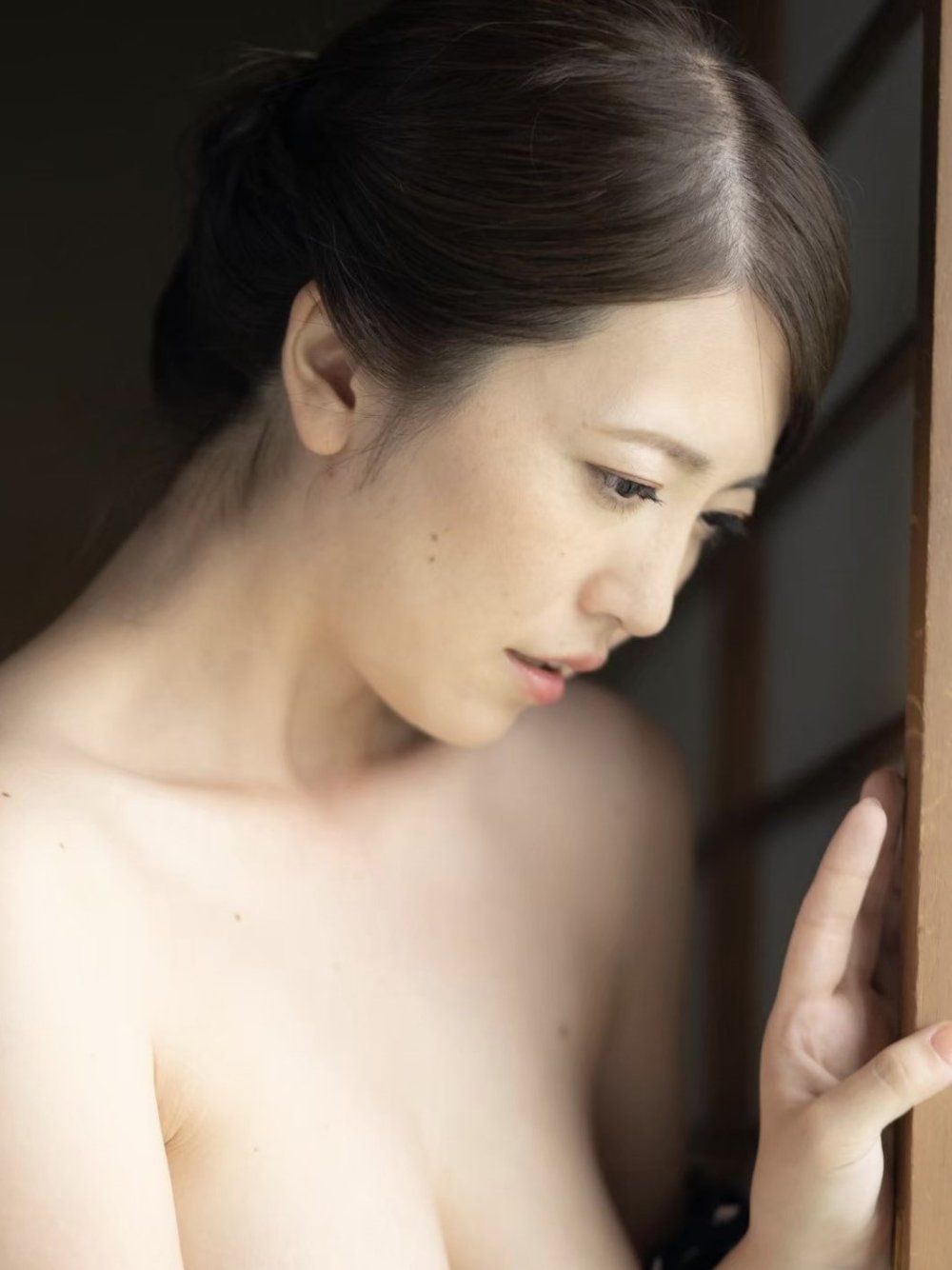 The girl is beautiful