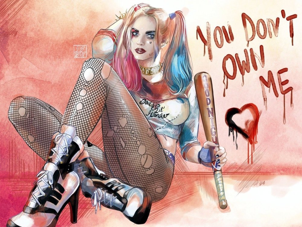 Harley Quin Margot Robbie Art