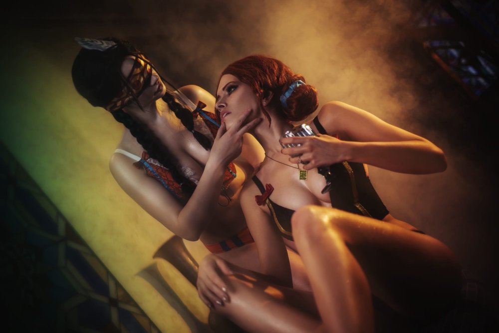 Anna Henrietta and Triss Merigold