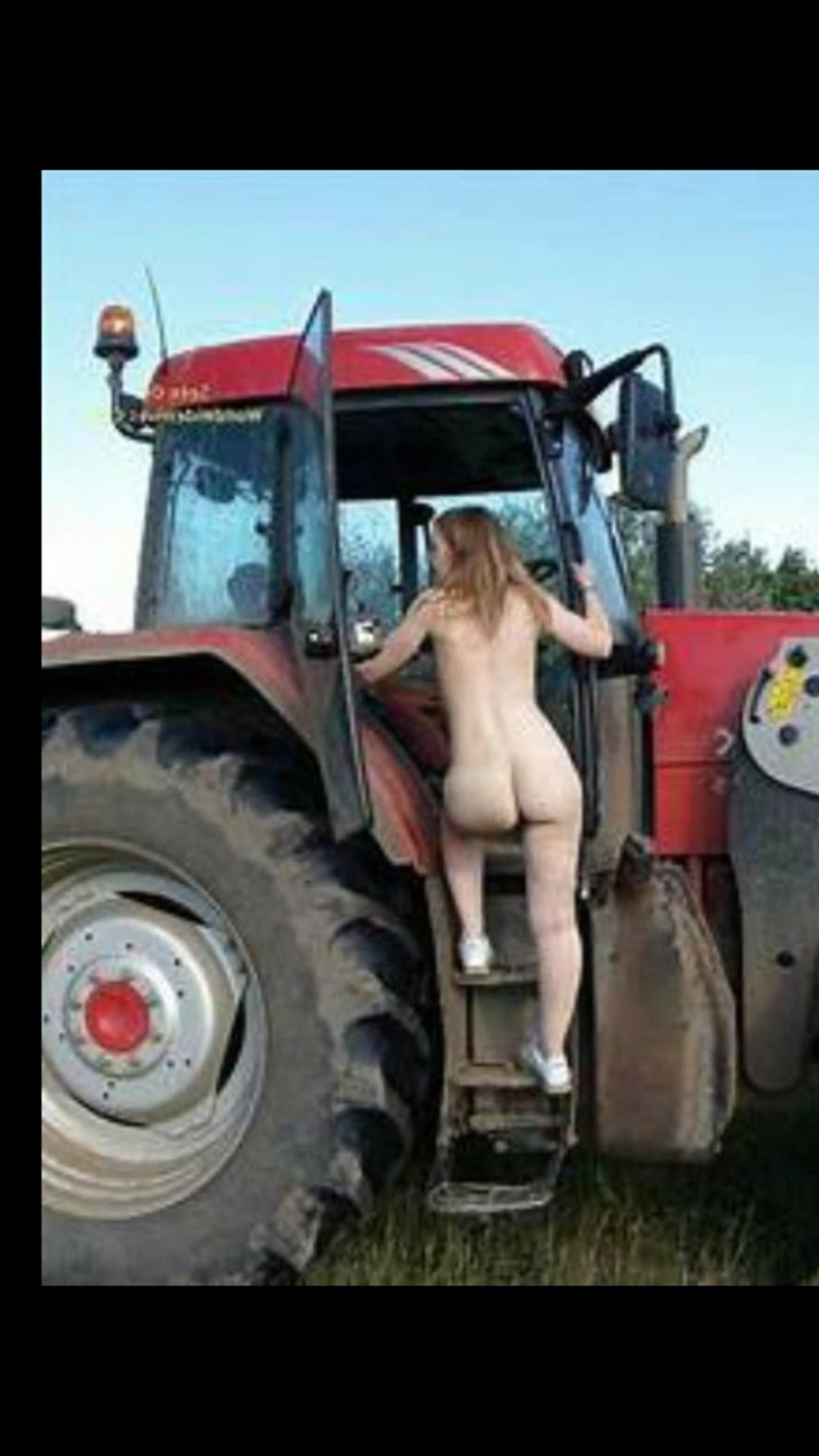 Naked women tractor drivers