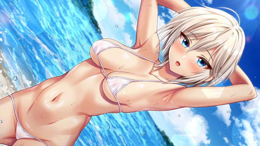 Backs of Asian girls