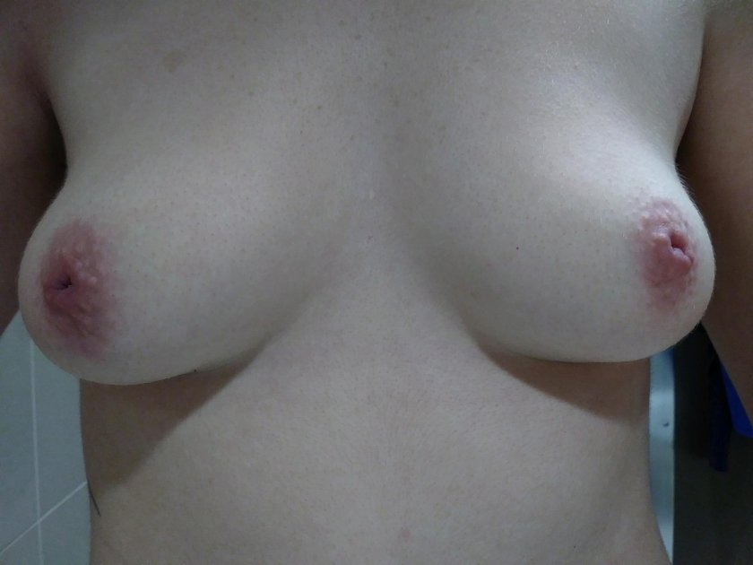 Naked female breasts beautiful tattoo