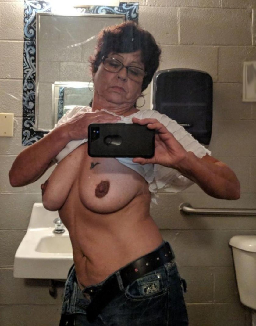 Huge boobs of selfie