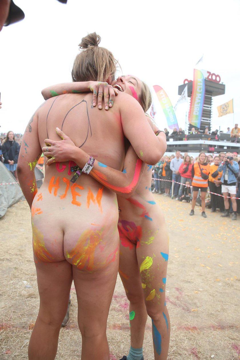Nude party in the public of Koktebel