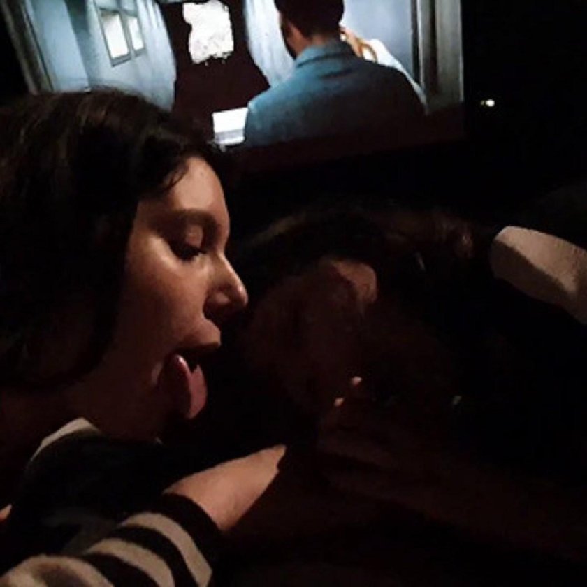 Katie Sakhoff Riddick in the shower