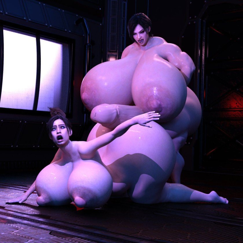 Giant breast Leanne Crow