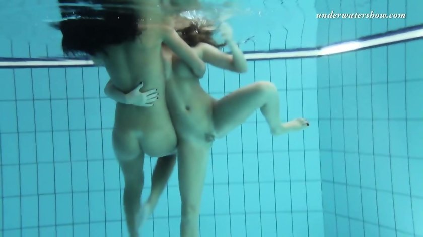 Swimming naked girls