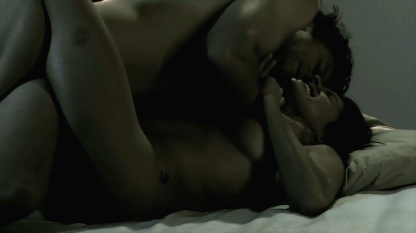 Naked woman Auto mechanic