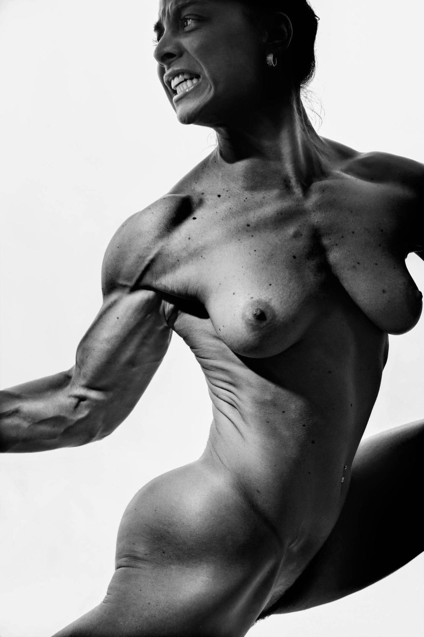 Beautiful naked tennis players