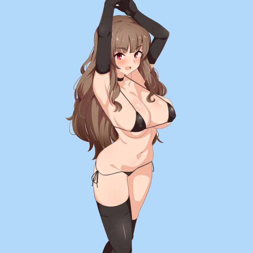 Beautiful boobs in a swimsuit