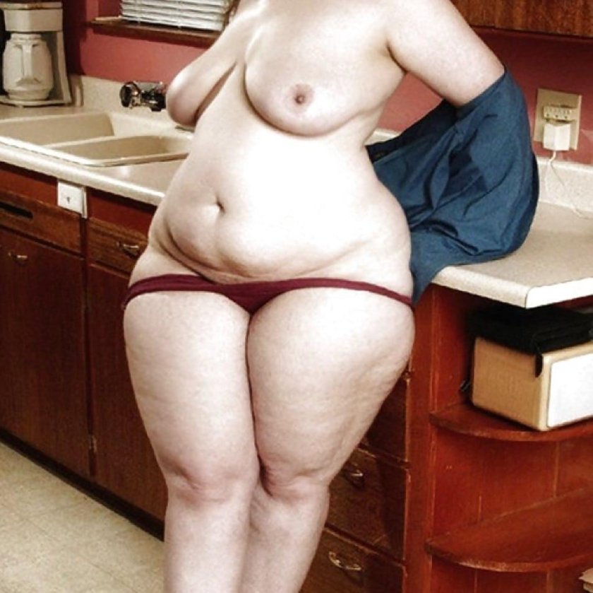 Big hips of naked women