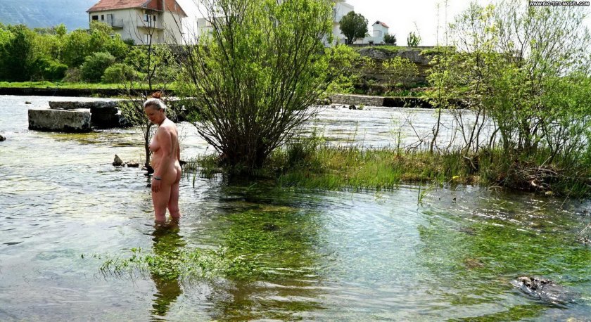 Naked girls play football