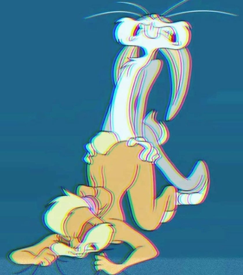 A naked woman lies in nature