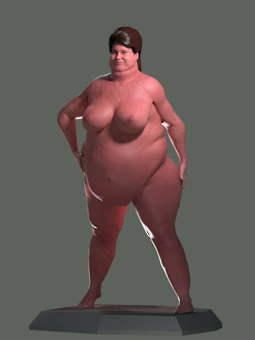 Naked girl on the beach