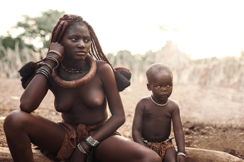 Naked women from the tribe